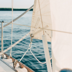 side of sailboat